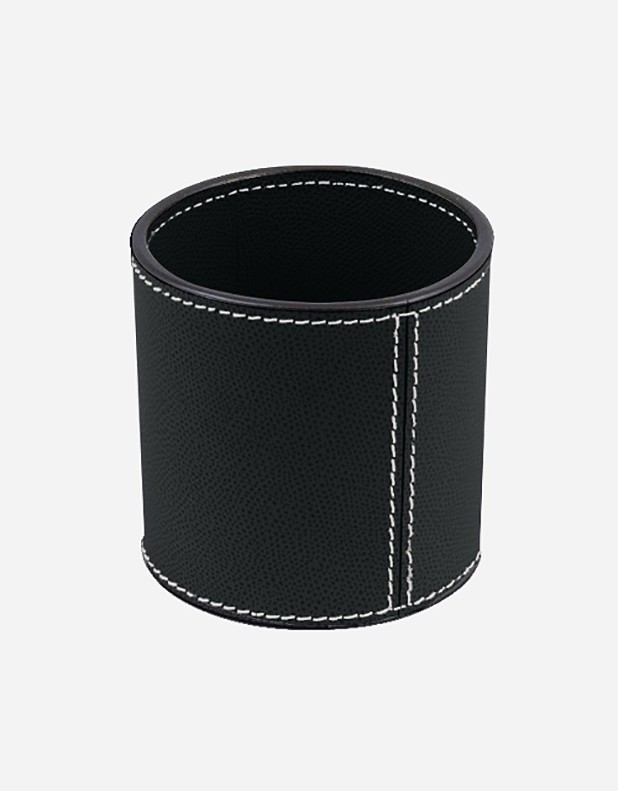 Leather Round Pen Holder