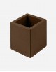 Leather Square Pen Holder - Italian Design