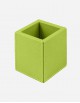 Leather Square Pen Holder - Italian Design