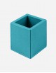 Leather Square Pen Holder - Italian Design