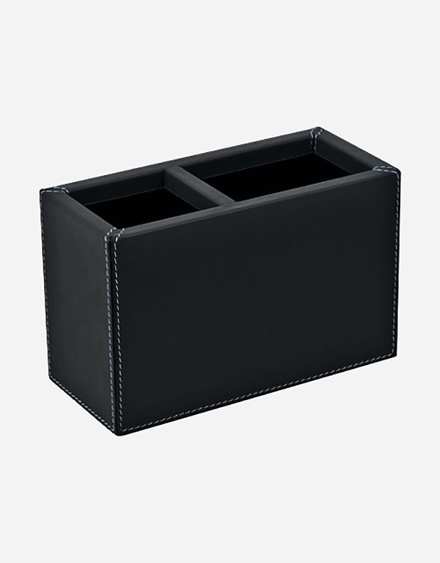 Leather Square Pen Holder