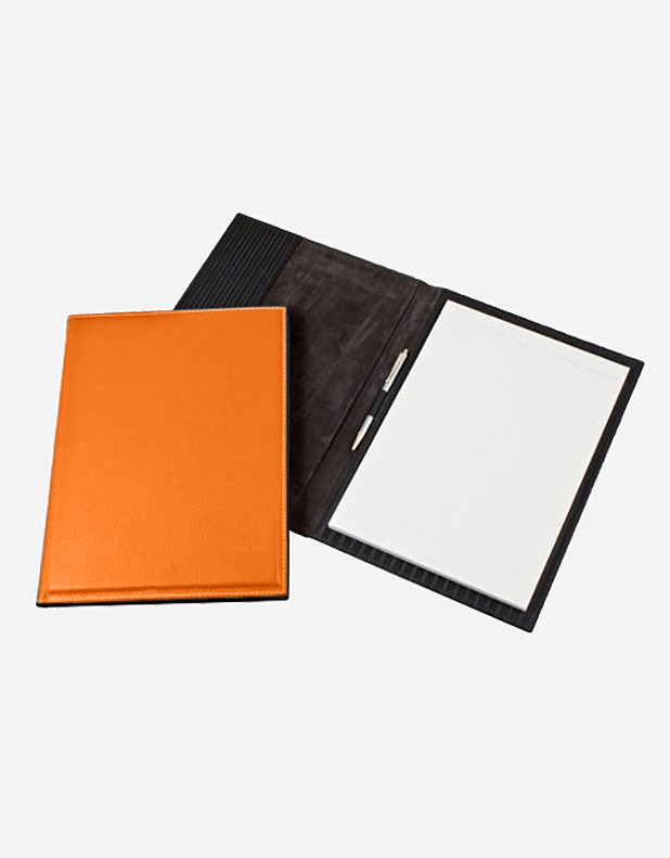 Leather Notepad Holder - Italian Production