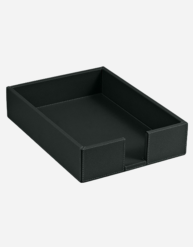 Leather A4 Paper Tray - Calf Skin