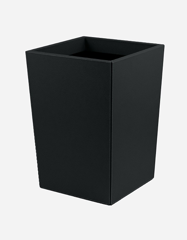 Leather Wastepaper Bin - Handcrafted in Italy