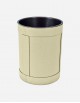 Leather Wastepaper Round Bin - Removable Inner