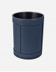 Leather Wastepaper Round Bin - Removable Inner