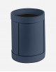 Leather Round Wastepaper Bin - Made in Italy