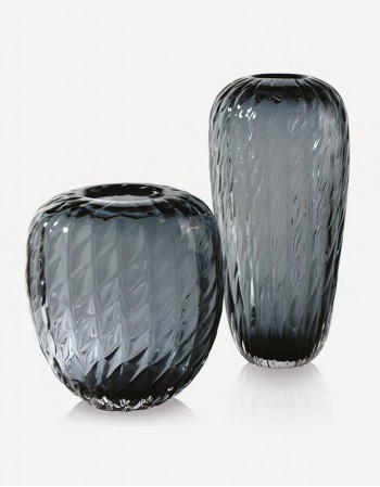 TRECCIA VASE - MURANO GLASS - FORNACE MIAN