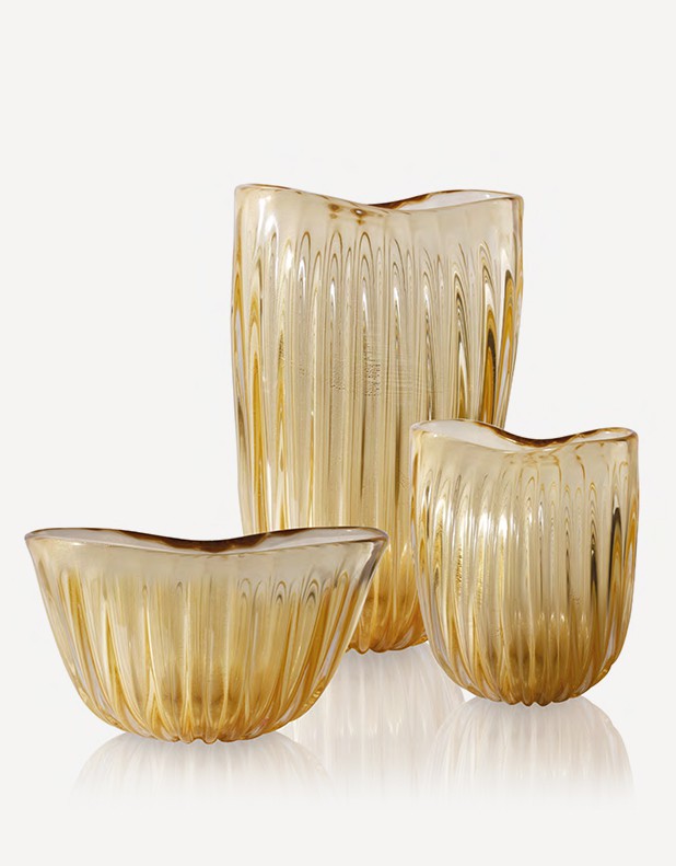 Cenere Vase - Murano Glass - Fornace Mian