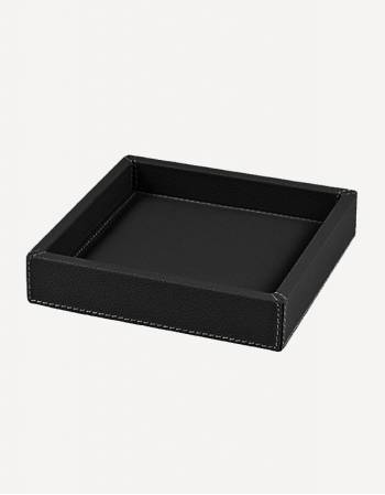 Leather Square "Soft" Valet Tray - Made in Italy - Giobagnara