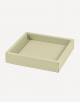 Leather Square "Soft" Valet Tray - Made in Italy - Giobagnara