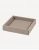 Leather Square "Soft" Valet Tray - Made in Italy - Giobagnara
