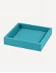 Leather Square "Soft" Valet Tray - Made in Italy - Giobagnara