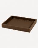 Leather Rectangular "Soft" Valet Tray - Made in Italy - Giobagnara