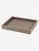 Leather Rectangular "Soft" Valet Tray - Made in Italy - Giobagnara