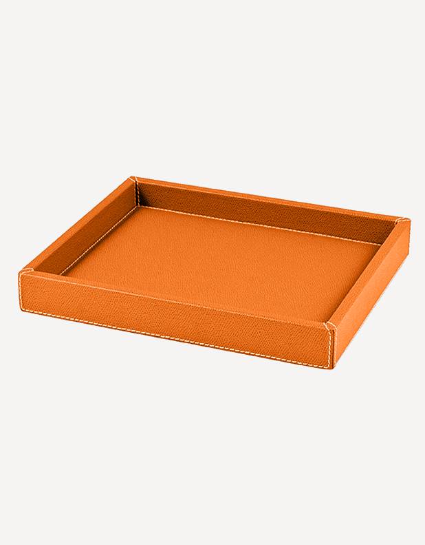 Leather Rectangular "Soft" Valet Tray - Made in Italy - Giobagnara