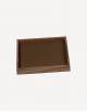 Phorma Leather Square Tray - Made in Italy - Giobagnara