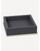 Firenze Leather Square Valet Tray - Made in Italy - Giobagnara