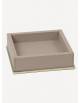 Firenze Leather Square Valet Tray - Made in Italy - Giobagnara