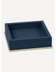 Firenze Leather Square Valet Tray - Made in Italy - Giobagnara