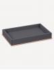 Firenze Leather Rectangular Valet Tray - Made in Italy - Giobagnara