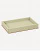 Firenze Leather Rectangular Valet Tray - Made in Italy - Giobagnara