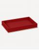 Firenze Leather Rectangular Valet Tray - Made in Italy - Giobagnara