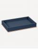 Firenze Leather Rectangular Valet Tray - Made in Italy - Giobagnara