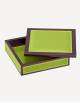 Milano Leather Square Box - Made in Italy - Giobagnara