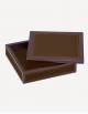 Milano Leather Square Box - Made in Italy - Giobagnara