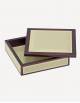 Milano Leather Square Box - Made in Italy - Giobagnara