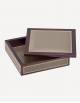Milano Leather Square Box - Made in Italy - Giobagnara
