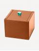Petra Leather Square Box - Made in Italy - Giobagnara