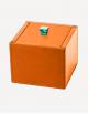 Petra Leather Square Box - Made in Italy - Giobagnara