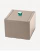 Petra Leather Square Box - Made in Italy - Giobagnara