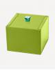 Petra Leather Square Box - Made in Italy - Giobagnara