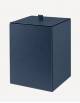 Walter Leather Waste Paper Bin - Made in Italy - Giobagnara