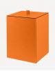 Walter Leather Waste Paper Bin - Made in Italy - Giobagnara