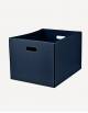 Cubo Leather Rectangular Basket - Made in Italy - Giobagnara