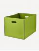 Cubo Leather Rectangular Basket - Made in Italy - Giobagnara