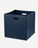 Cubo Leather Square Basket - Made in Italy - Giobagnara