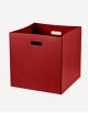 Cubo Leather Square Basket - Made in Italy - Giobagnara