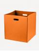Cubo Leather Square Basket - Made in Italy - Giobagnara