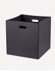Cubo Leather Square Basket - Made in Italy - Giobagnara