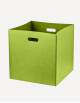 Cubo Leather Square Basket - Made in Italy - Giobagnara