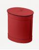 Crosby Leather Waste Paper Bin - Made in Italy - Giobagnara