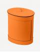 Crosby Leather Waste Paper Bin - Made in Italy - Giobagnara