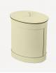 Crosby Leather Waste Paper Bin - Made in Italy - Giobagnara