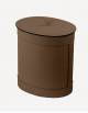 Crosby Leather Waste Paper Bin - Made in Italy - Giobagnara
