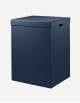 Parma Leather Laundry Basket - Made in Italy - Giobagnara